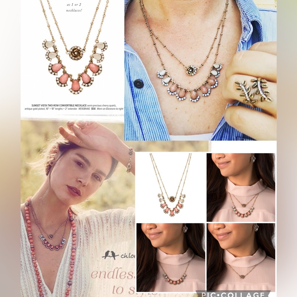 𝐂𝐇𝐋𝐎𝐄 + 𝐈𝐒𝐀𝐁𝐄𝐋 Cherry Quartz Convertible Necklace